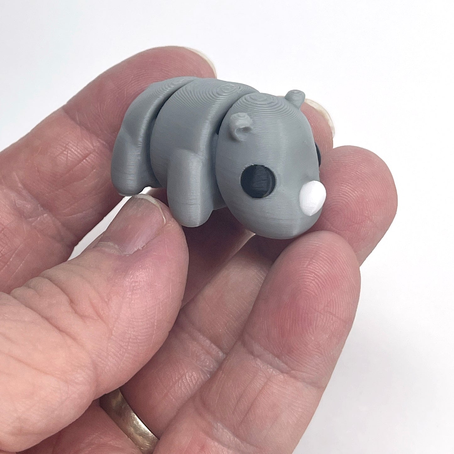 Rhino Fidget Toy Flexible Rhino Fidget Toy