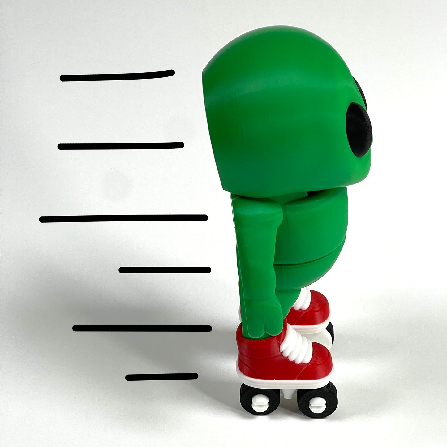 Alien On Roller Skates Fidget Toy