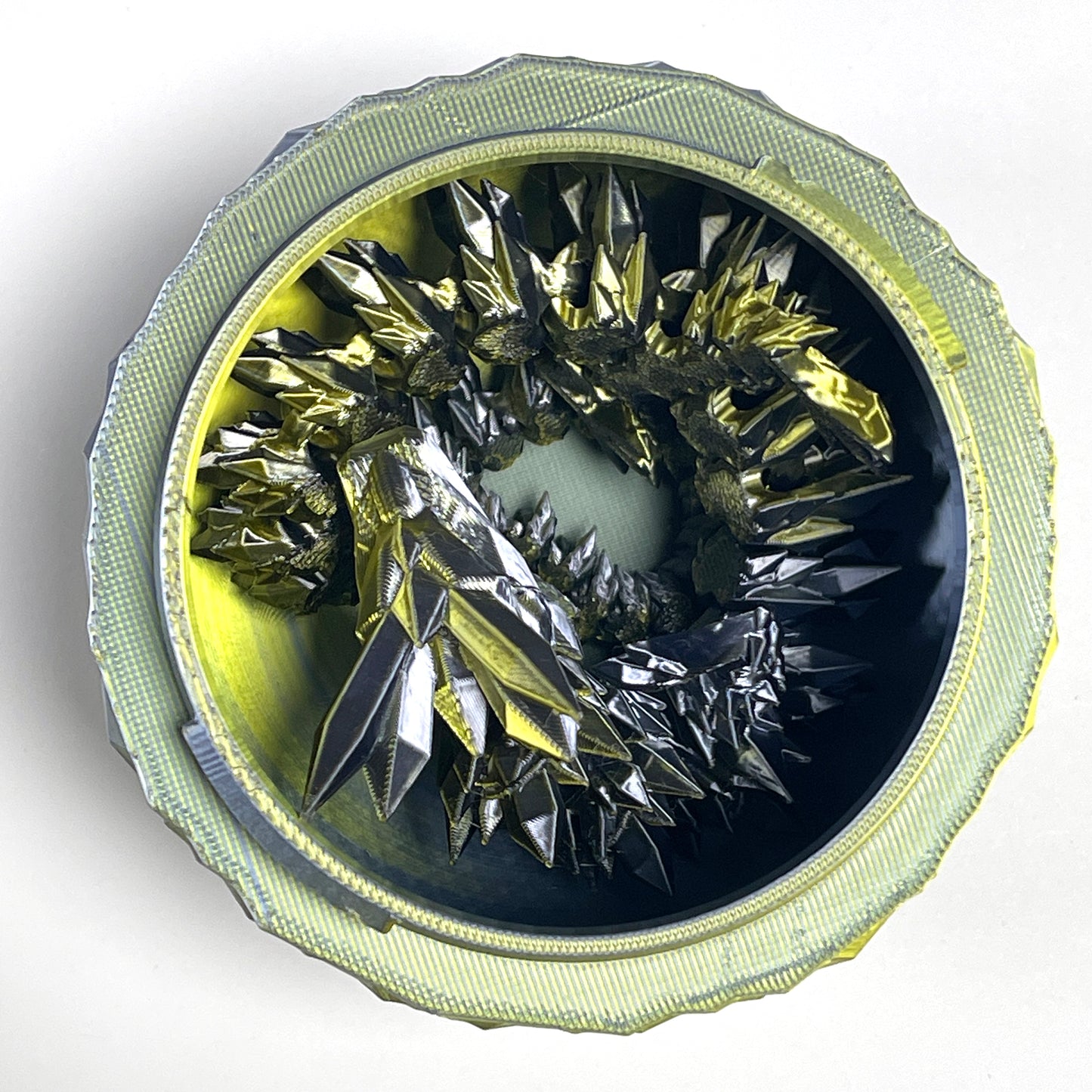 Crystal Long Tail Dragon and Crystal Egg |Articulated Model