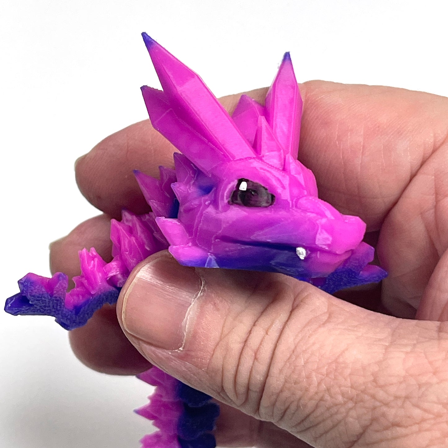 Crystal Dragon Tadling Articulated Model