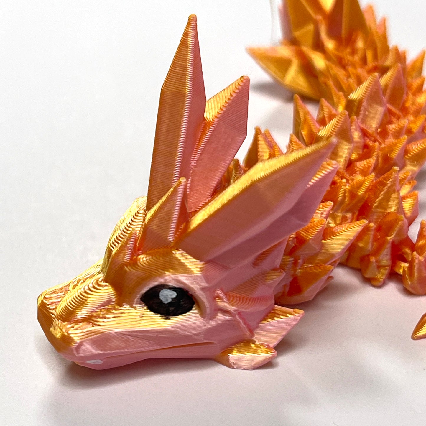 Crystal Dragon Tadling Articulated Model