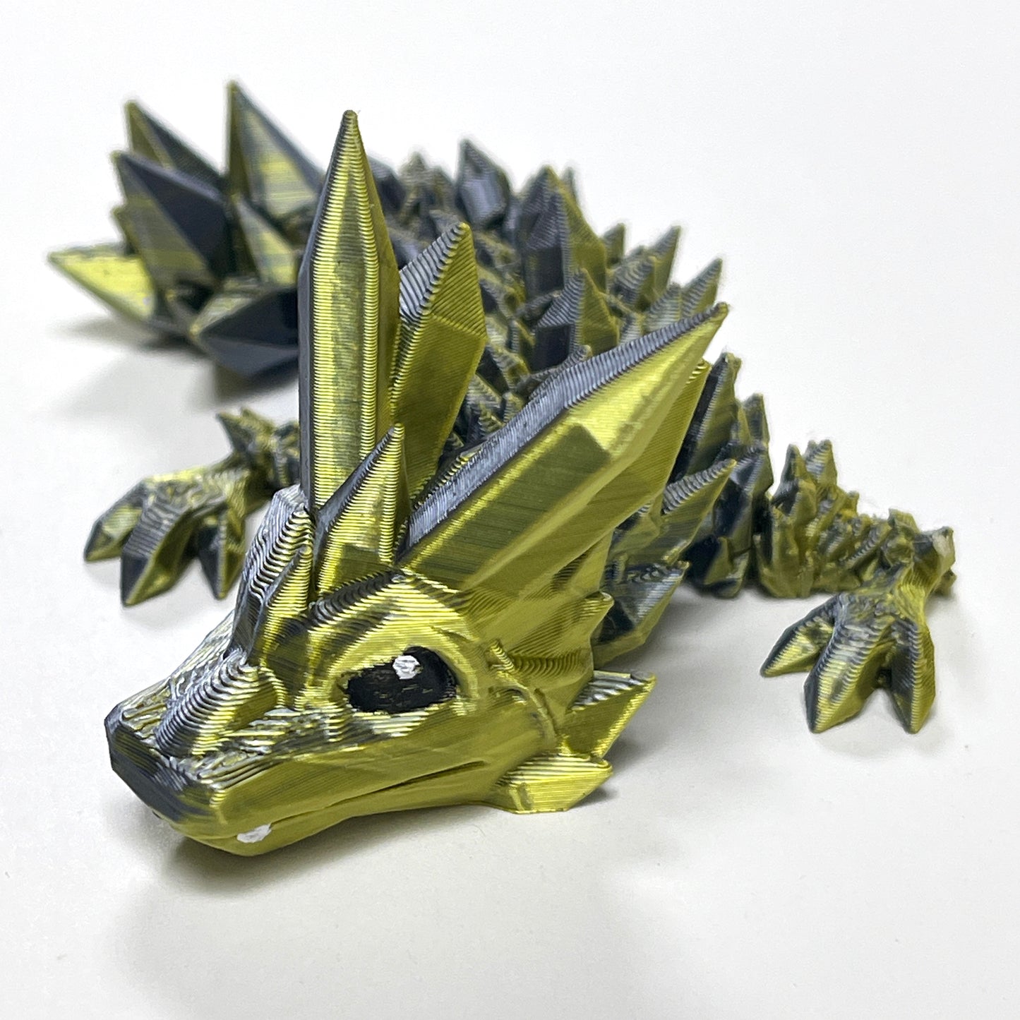 Crystal Dragon Tadling Articulated Model