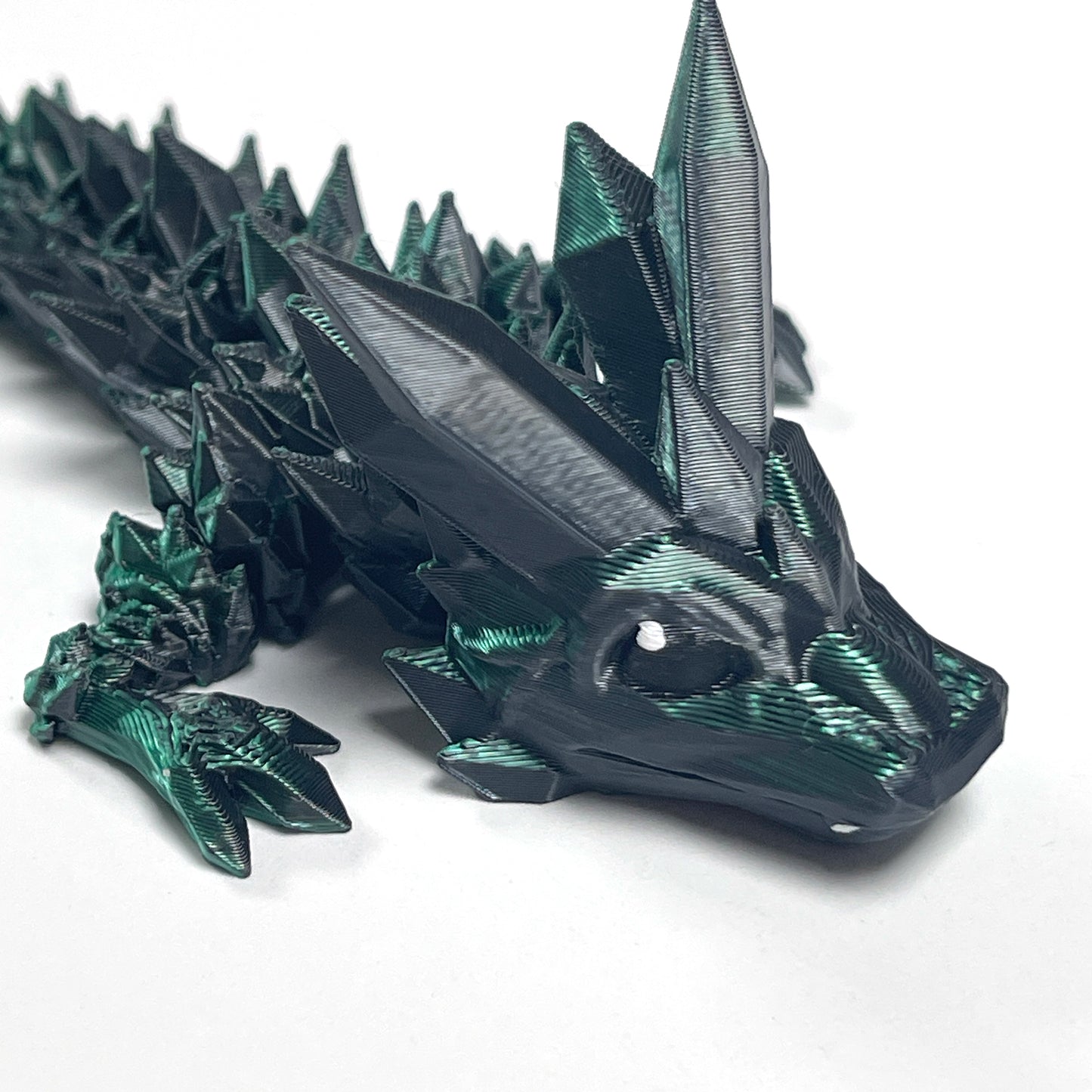 Crystal Dragon Tadling Articulated Model