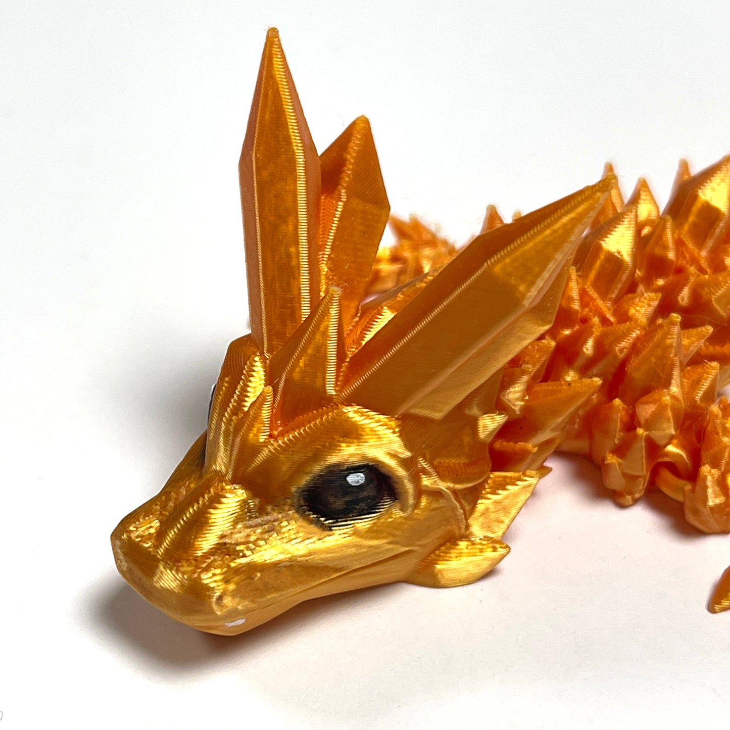 Crystal Dragon Tadling Articulated Model