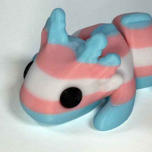 TransAxolotl Fidget Toy - Raising Funds for Not A Phase