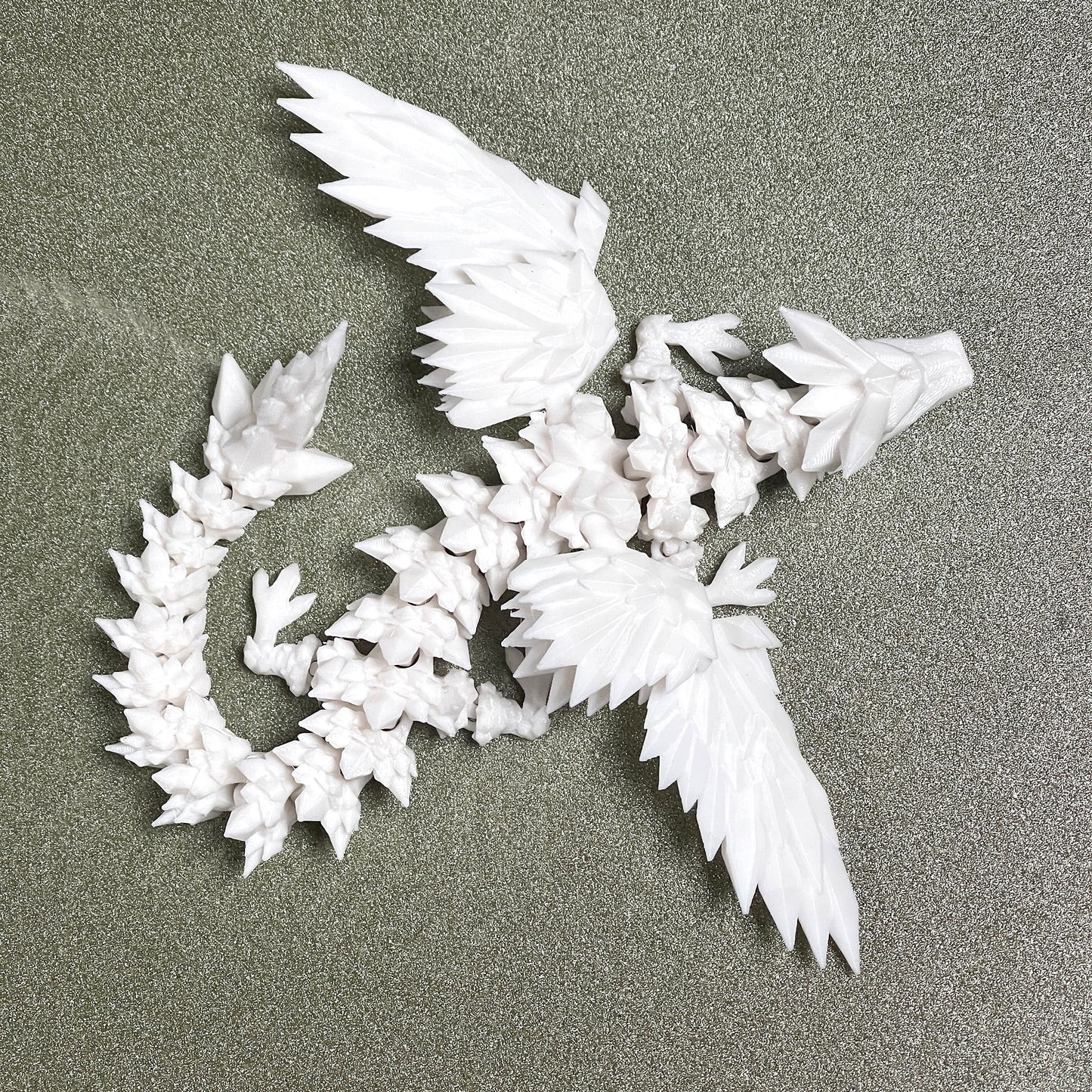 Crystal Winged Dragon Articulated Model