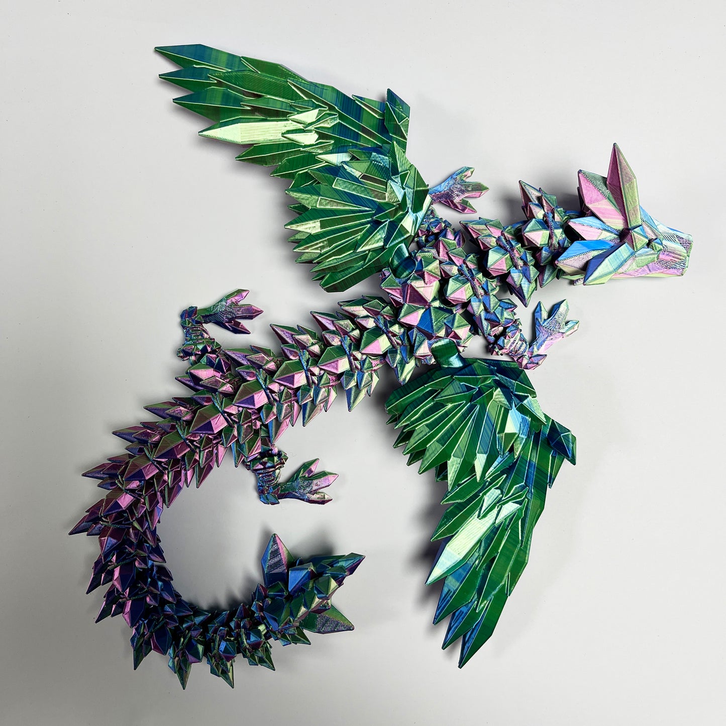 Crystal Winged Dragon Articulated Model