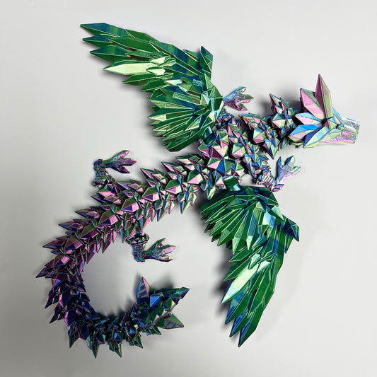 Crystal Winged Dragon Articulated Model