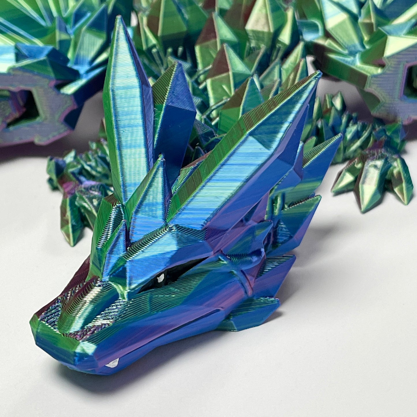 Crystal Winged Dragon Articulated Model