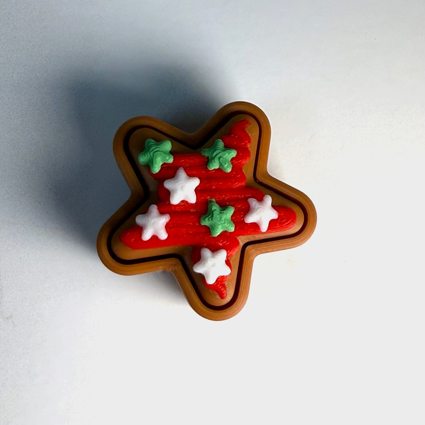 Star & Snowflake Gingerbread Biscuit Clickers