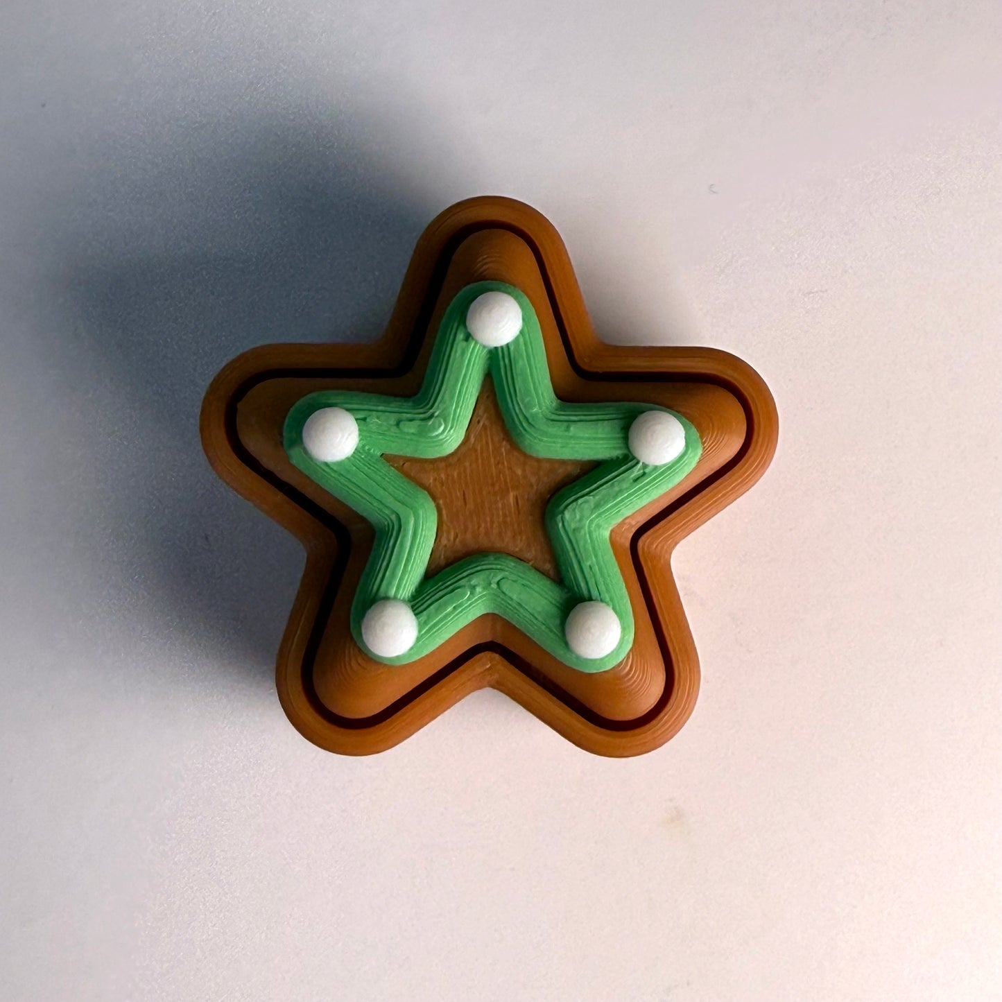 Star & Snowflake Gingerbread Biscuit Clickers