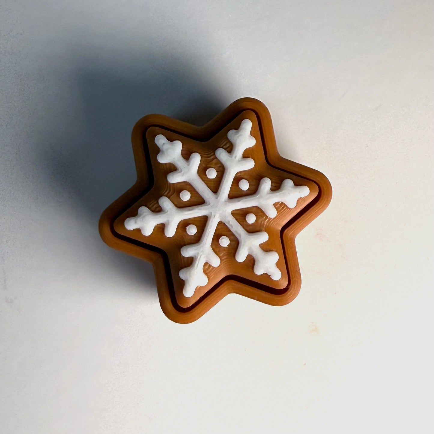 Star & Snowflake Gingerbread Biscuit Clickers