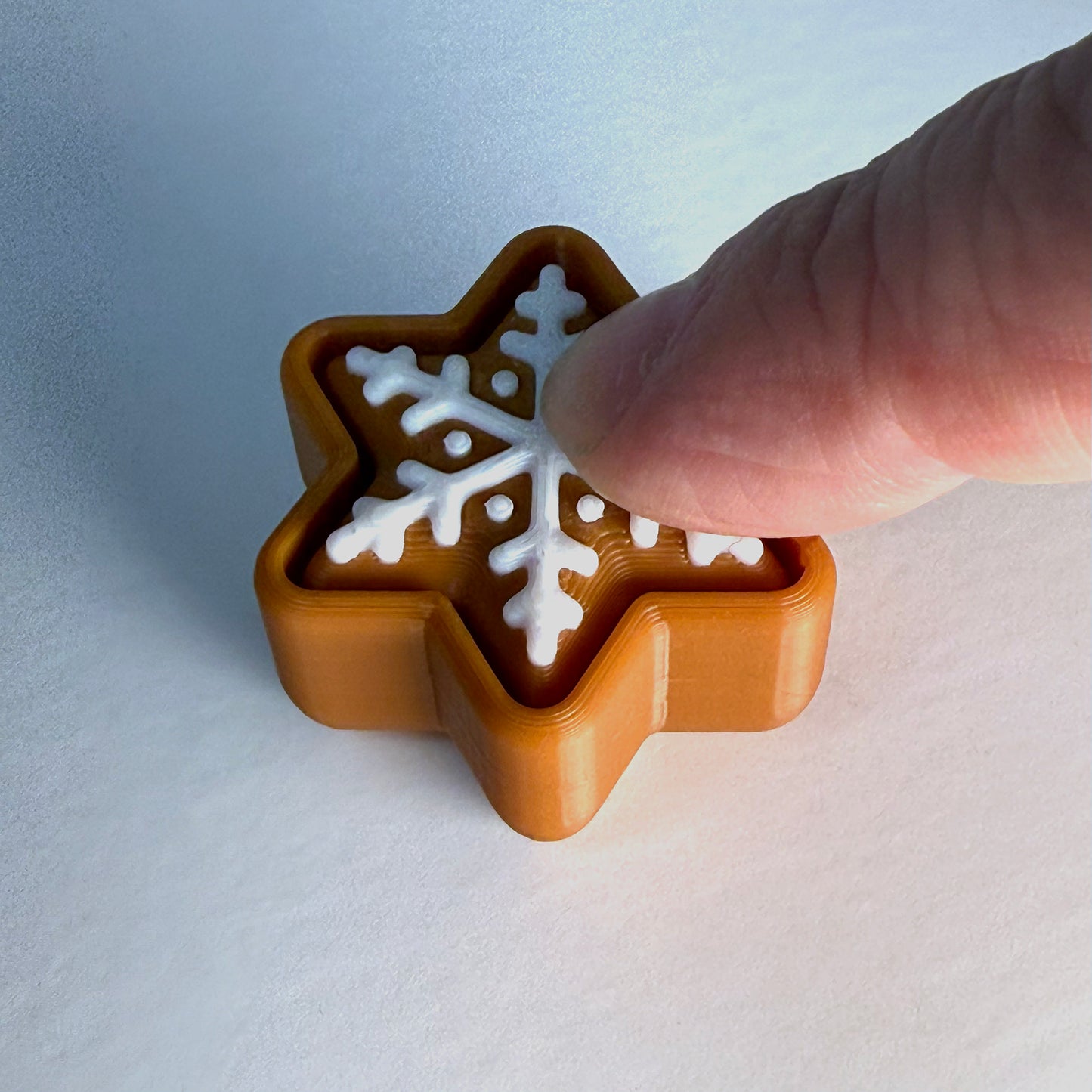 Star & Snowflake Gingerbread Biscuit Clickers