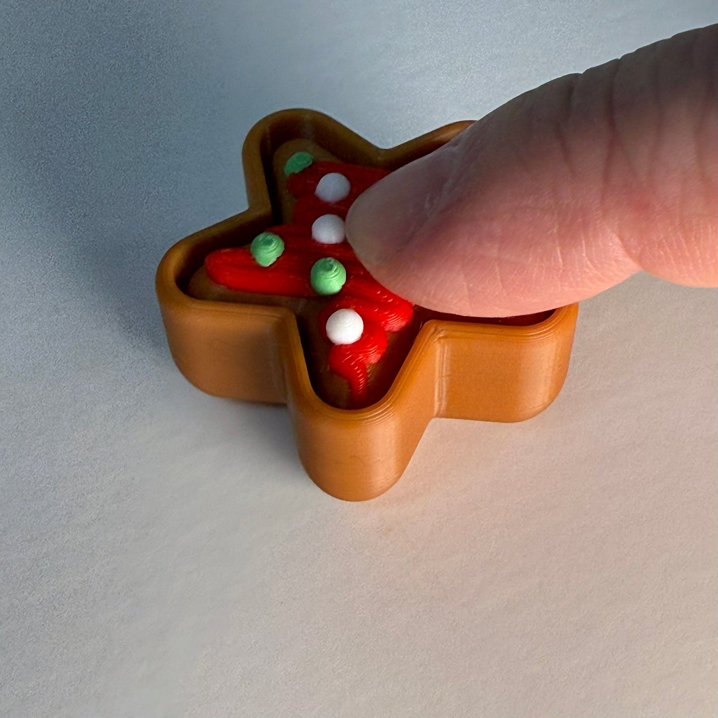 Star & Snowflake Gingerbread Biscuit Clickers