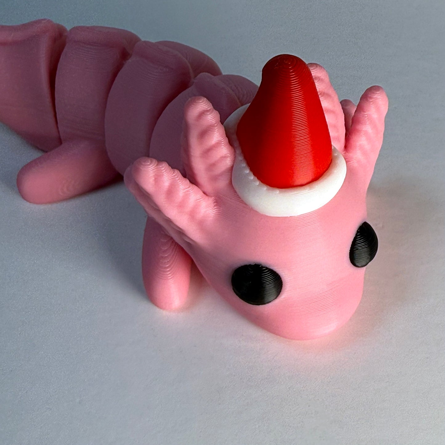 Christmas Axolotl Fidget Toy