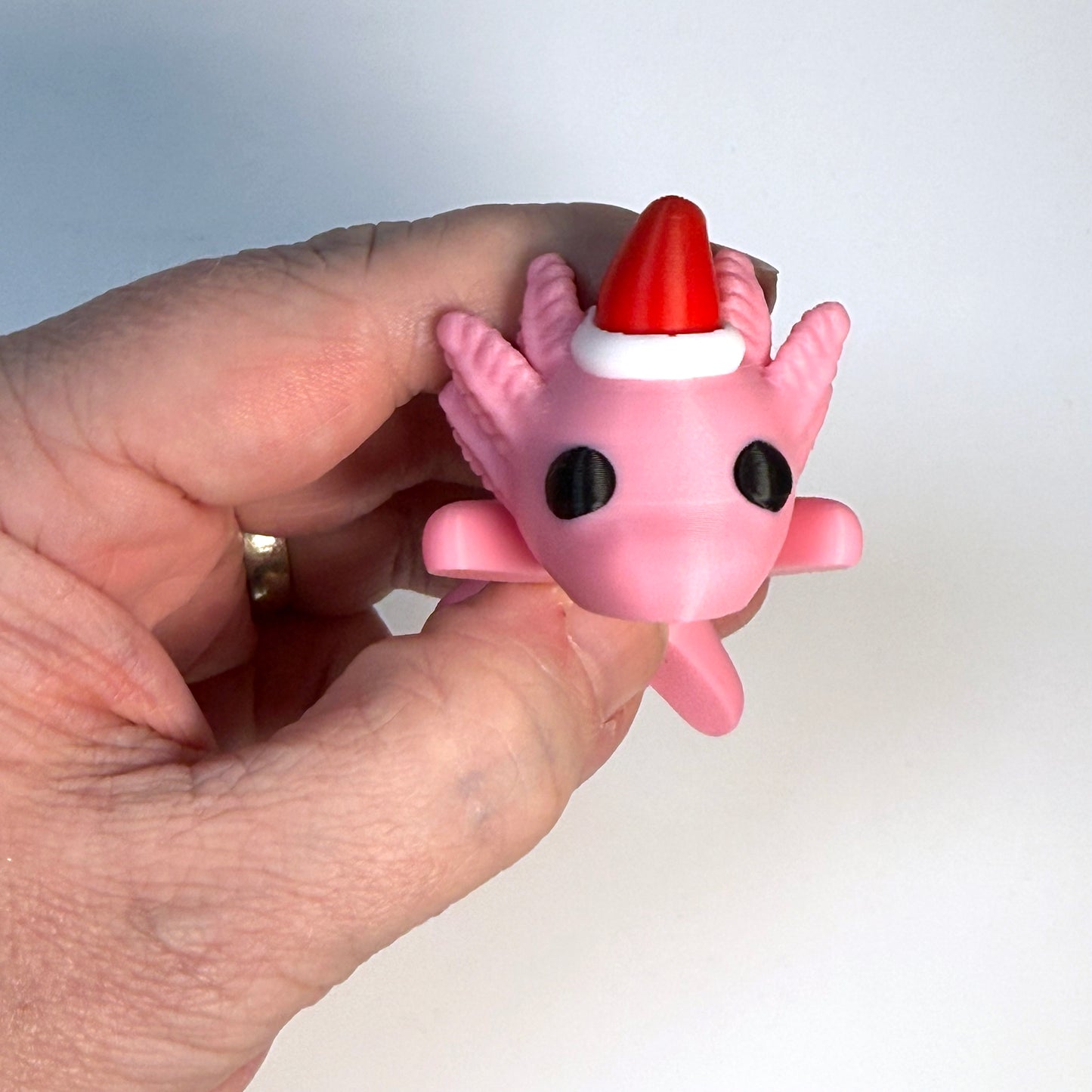 Christmas Axolotl Fidget Toy